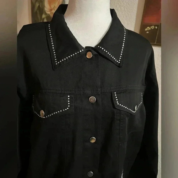 Las Olas black dolphin light jacket size XL - Picture 5 of 11